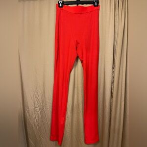 Red Men's Thermal Underwear Elastic Waistband